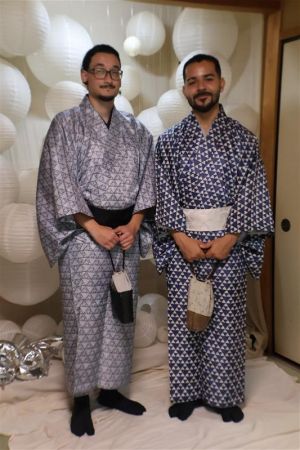 男性着物