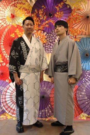 男性着物