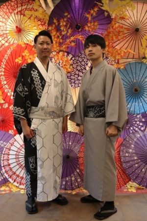 男性着物