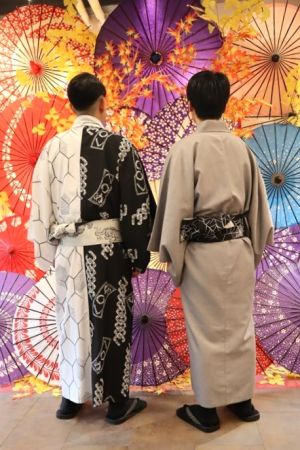 男性着物