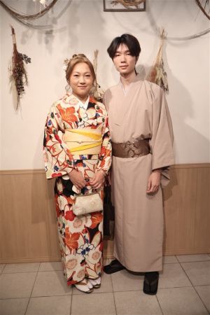 男性着物