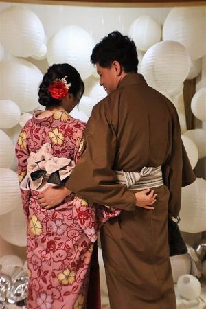 男性着物