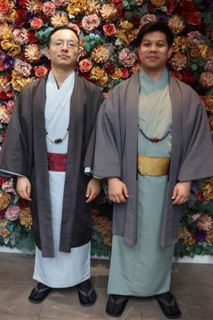 男性着物