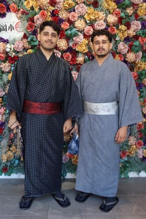 男性着物