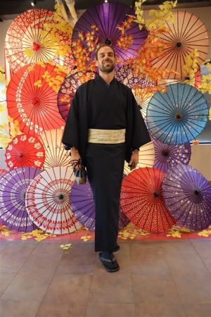 男性着物