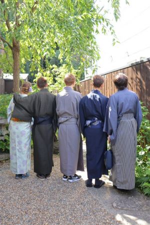 男性着物