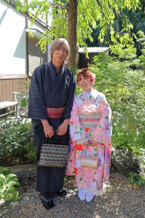 男性着物