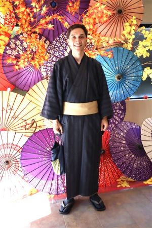 男性着物