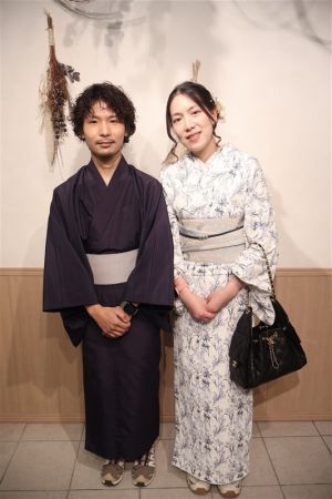 男性着物