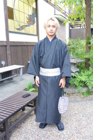 男性着物