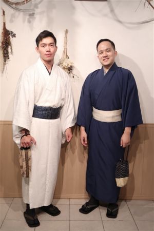男性着物