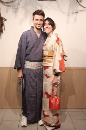 男性着物