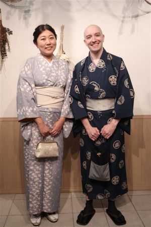 男性着物