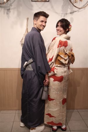 男性着物