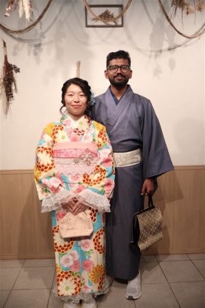 男性着物