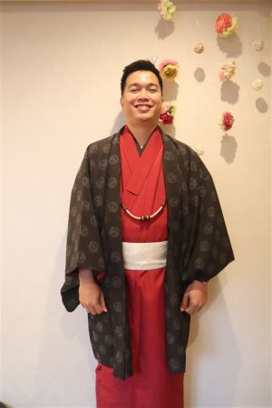 男性着物