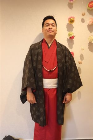 男性着物