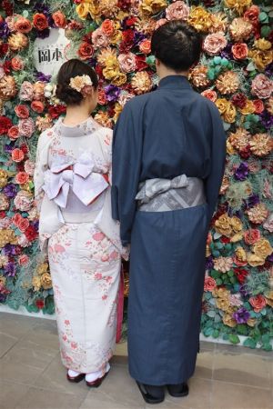男性着物