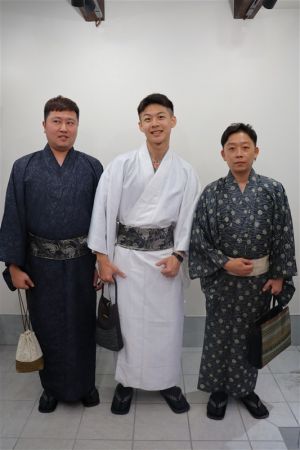 男性着物