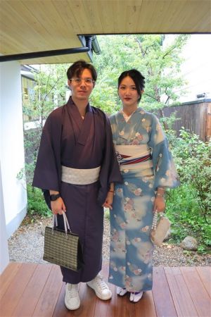 男性着物