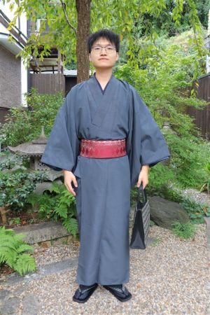 男性着物