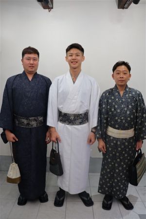 男性着物