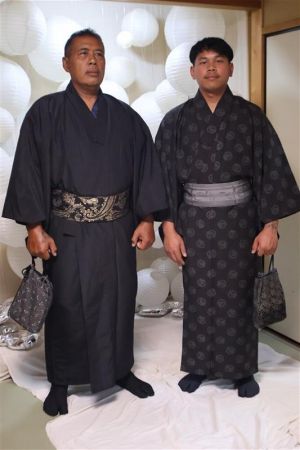 男性着物