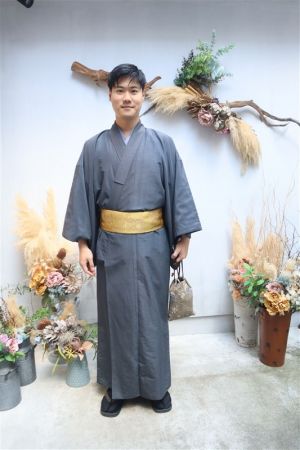 男性着物