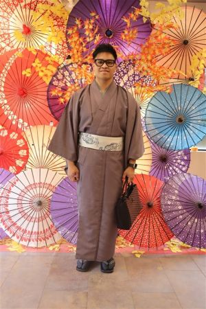 男性着物