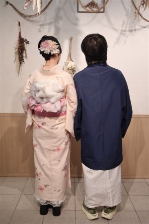 男性着物