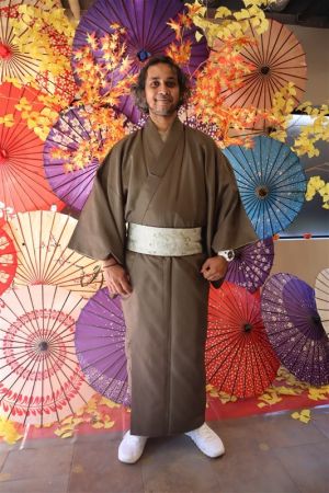 男性着物