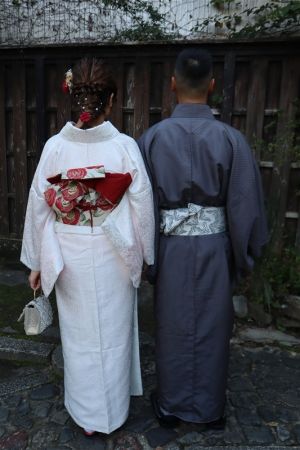 男性着物