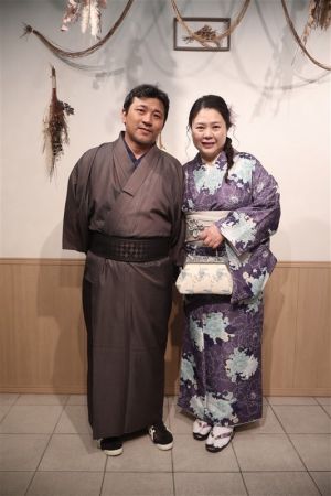 男性着物