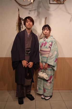 男性着物