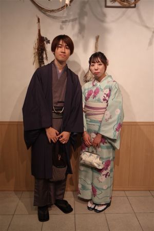 男性着物
