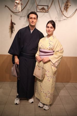 男性着物