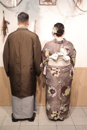 男性着物