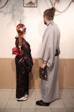 男性着物