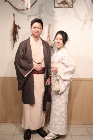 男性着物