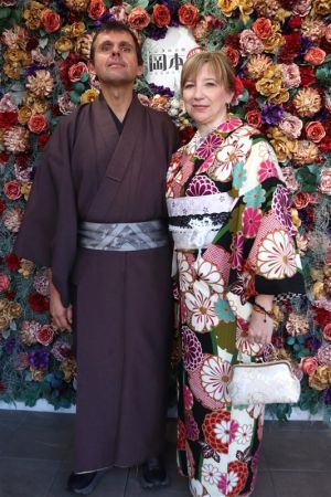 男性着物