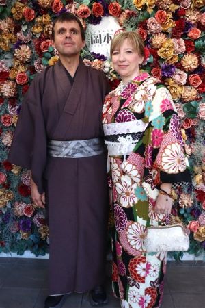 男性着物