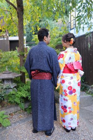 男性着物