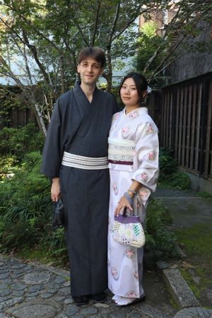 男性着物