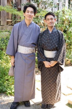 男性着物