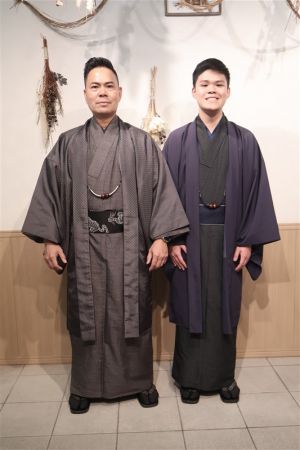 男性着物
