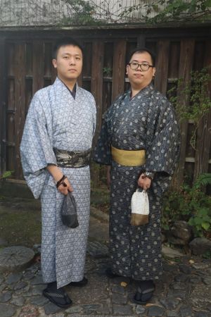 男性着物