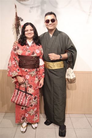 男性着物