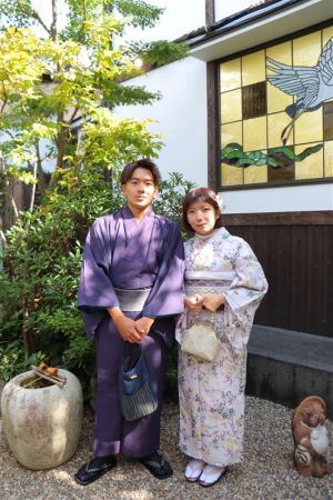 男性着物
