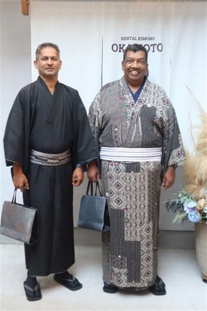 男性着物