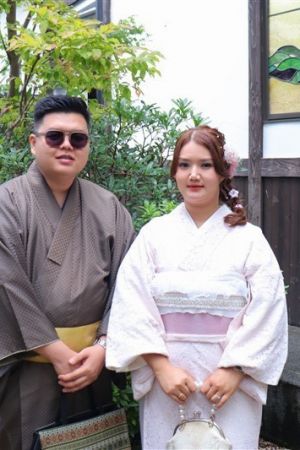 男性着物
